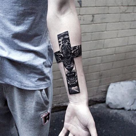 Artistic Cross Tattoo Ideas For Men To Showcase Your Faith