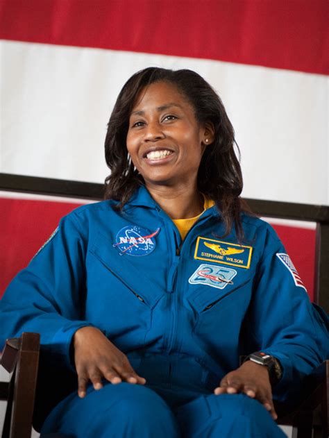 Astronaut Stephanie Wilson During The Crew Return Ceremony Of Sts 131