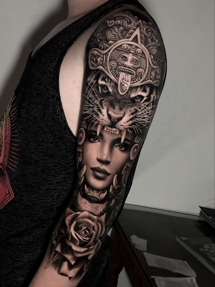 Aztec Warrior Tattoo: Symbolism and Significance Explained