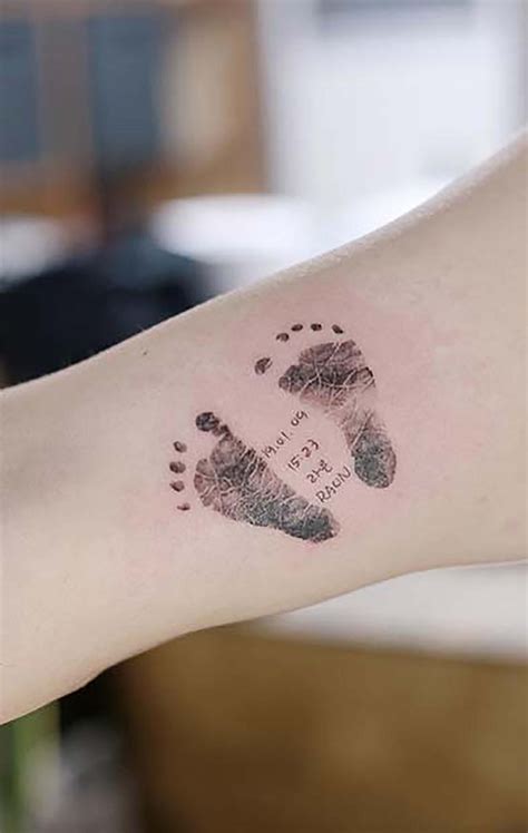 Baby Foot Print Tattoo Ideas: 5 Adorable Designs to Cherish