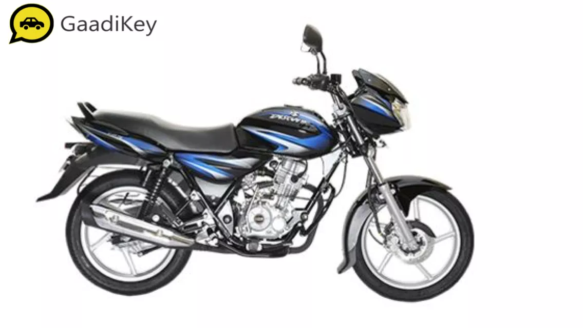 Bajaj Discover 125 Black With Red Graphics