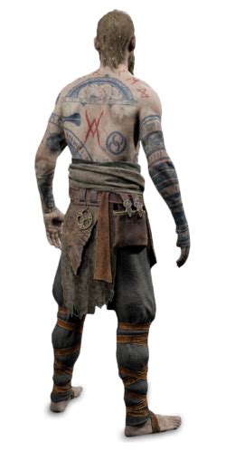 Baldur From God Of War Temporary Tattoos For Cosplayers Arms Front A