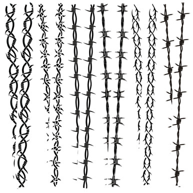 Barb Wire Tattoos Temporary Variety Large Barbed Wire Tattoo 12 Sheet Barb Wire Tattoos Temporary Variety Large Barbed Wire Tattoo 12 Sheet