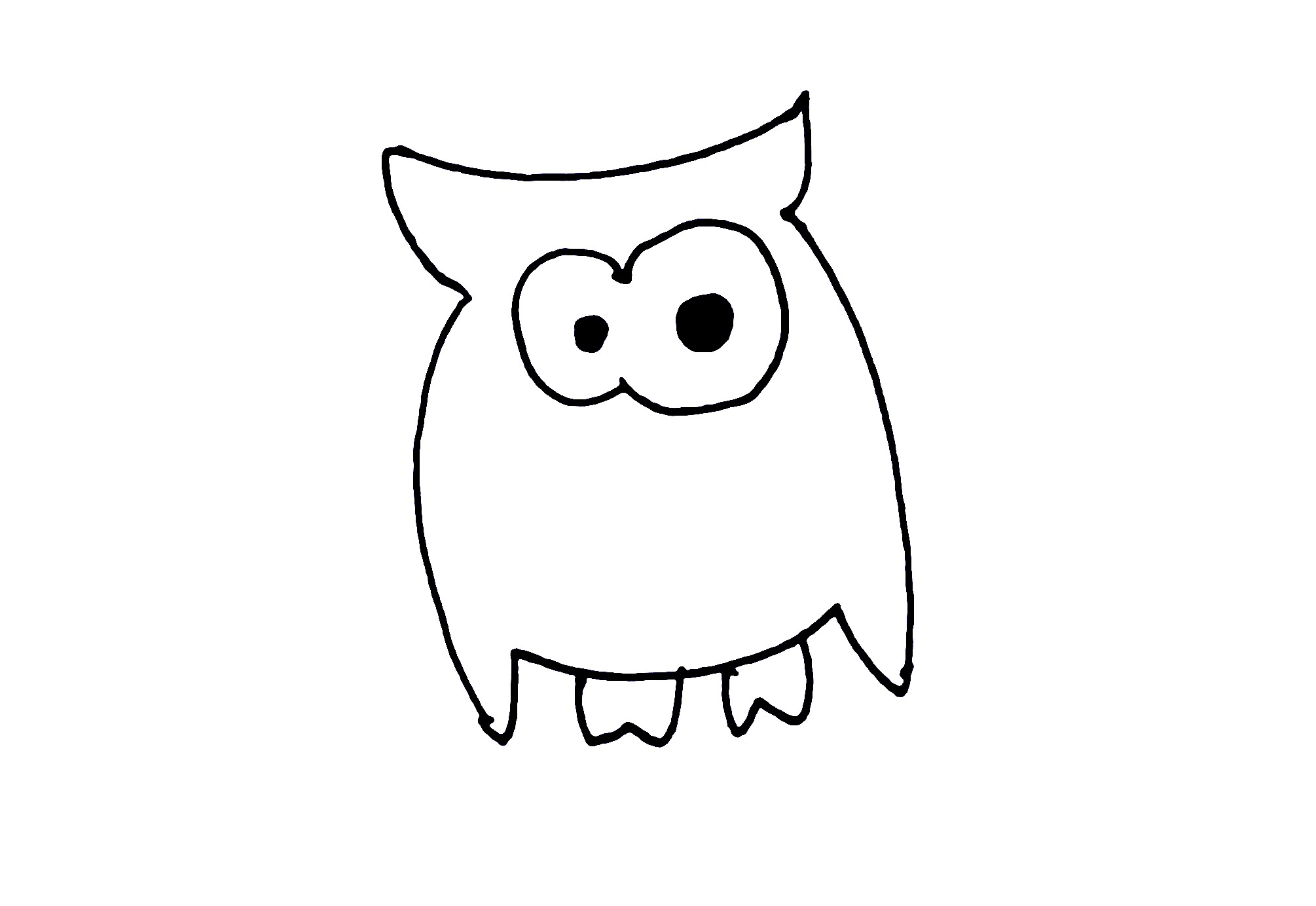 Basic Owl Drawing At Getdrawings Free Download