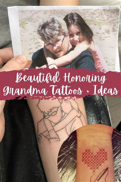 Beautiful Honoring Grandma Tattoos Ideas Tattooglee Grandma