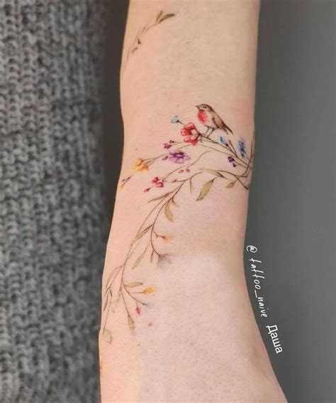 Beautiful Trendy Small Tattoo Design Ideas For Girls Flower Wrist Beautiful Trendy Small Tattoo Design Ideas For Girls Flower Wrist