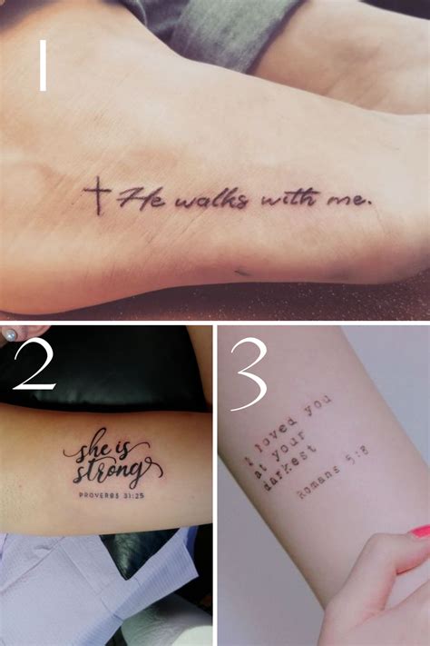 Bible Verse Temporary Tattoos: Faith on Your Skin