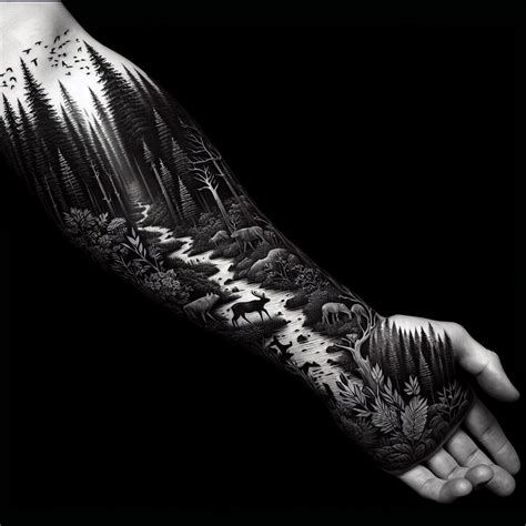 Black Forest Tattoo Forearm Best Tattoo Ideas