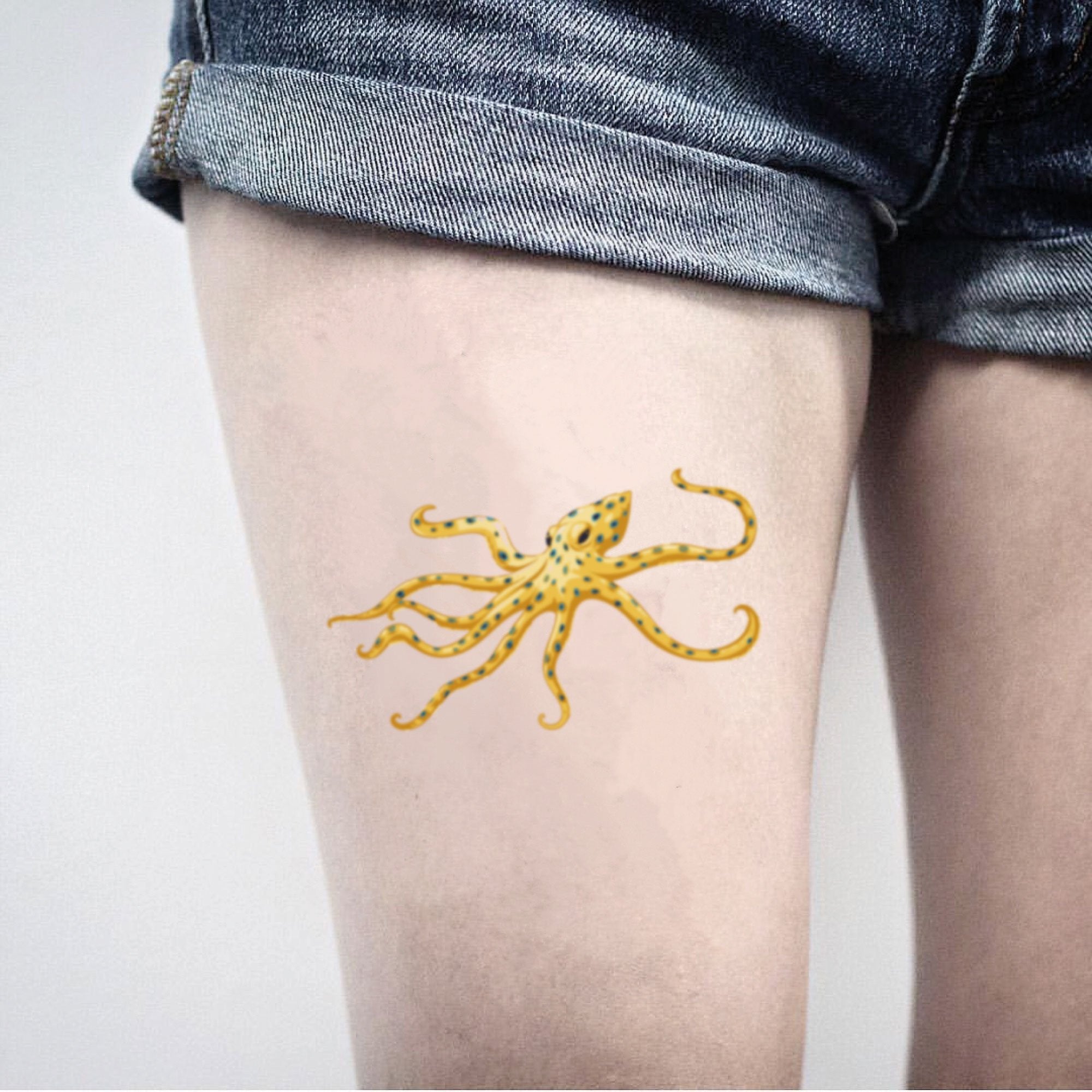 Blue Ringed Octopus Tattoos Designs Photos