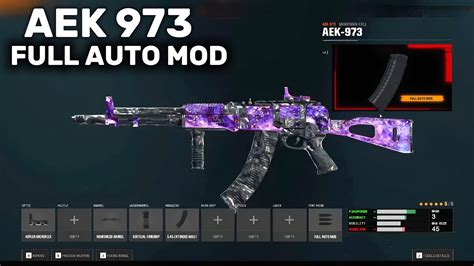 Bo6 Full Auto Attachment Mod Aek 973 Youtube