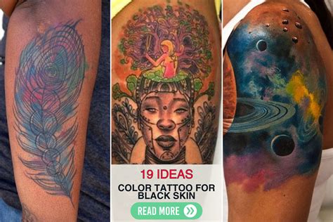 Bold 19 Color Tattoo Ideas For Black Skin Celebrating Diversity And Bold 19 Color Tattoo Ideas For Black Skin Celebrating Diversity And