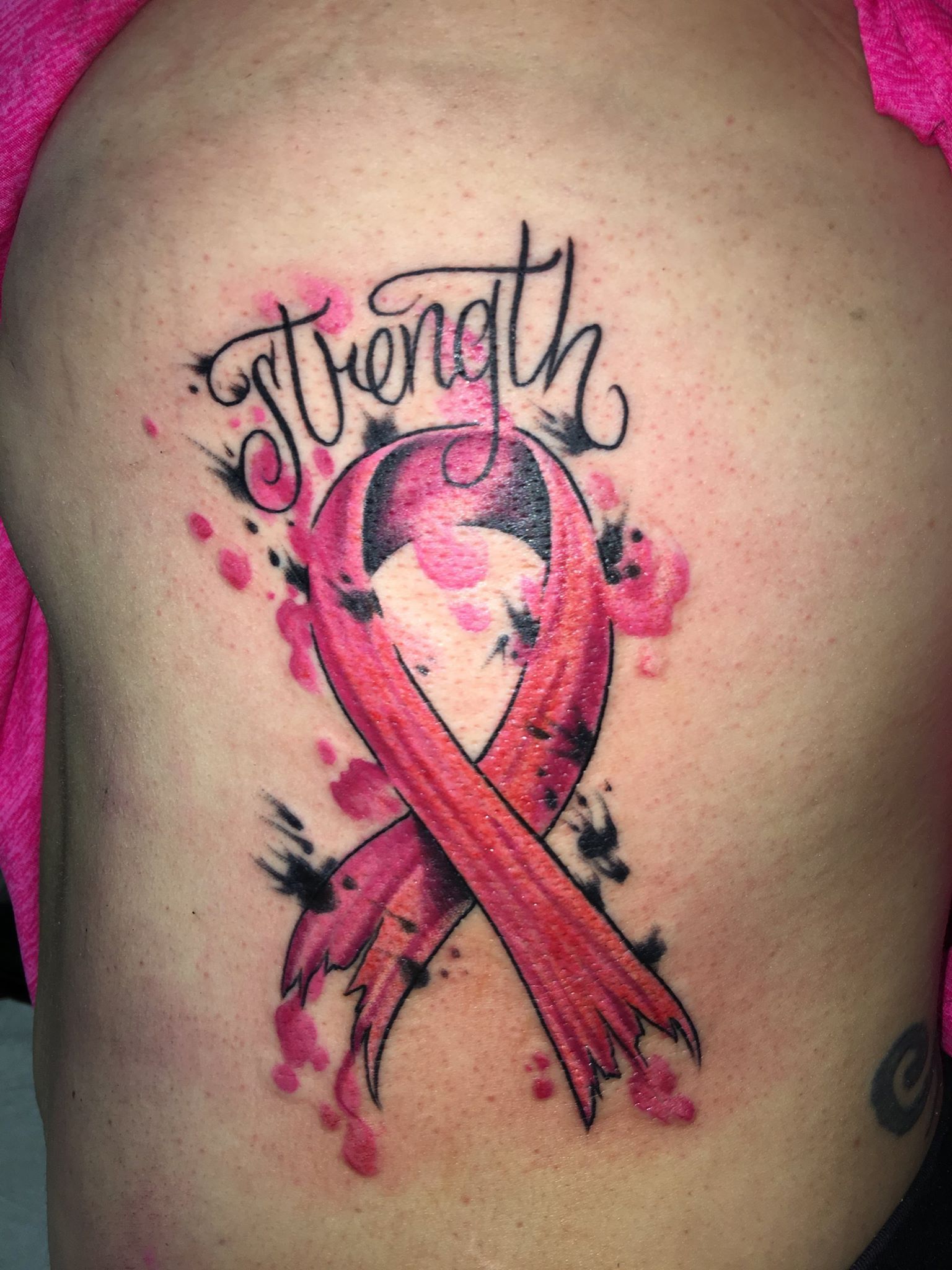 Breast Cancer Bow Tattoo: Symbolism & Design Ideas