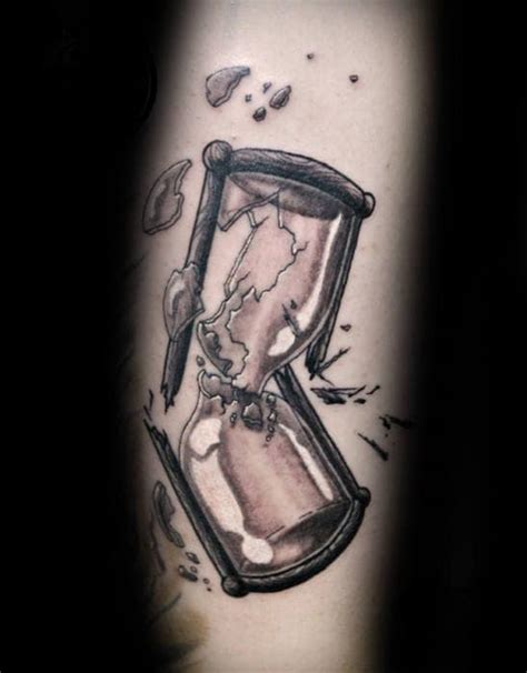 Broken Sand Clock Tattoo: Meaning & Design Ideas