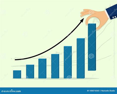 Business Growth Or Stock Growth And Graph Showing Investment Growth