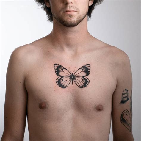Butterfly Chest Tattoo Meaning At Molly Nielsen Blog