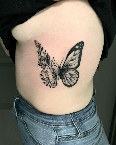 Butterfly Ribs Tattoo: Delicate Ink Ideas