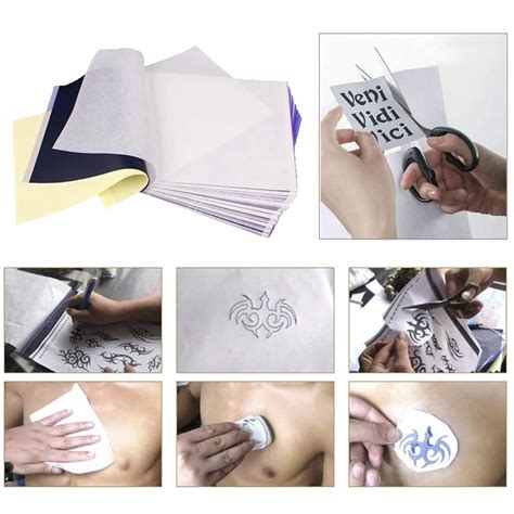 Buy Cinra Tattoo Transfer Paper 30 Sheets Tattoo Stencil Transfer