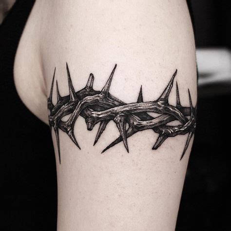 By Thorn Crown Tattoo By Tattooist River