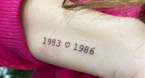 C Mo Hacer Tatuajes De Fechas De Nacimiento M S Significativas