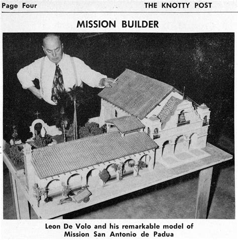 California Mission Models Clipping From The Knotty Post Flickr
