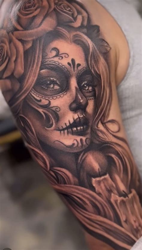 Candy Skull Chicano Tattoos Body Art Tattoos Sleeve Tattoos Cool Candy Skull Chicano Tattoos Body Art Tattoos Sleeve Tattoos Cool