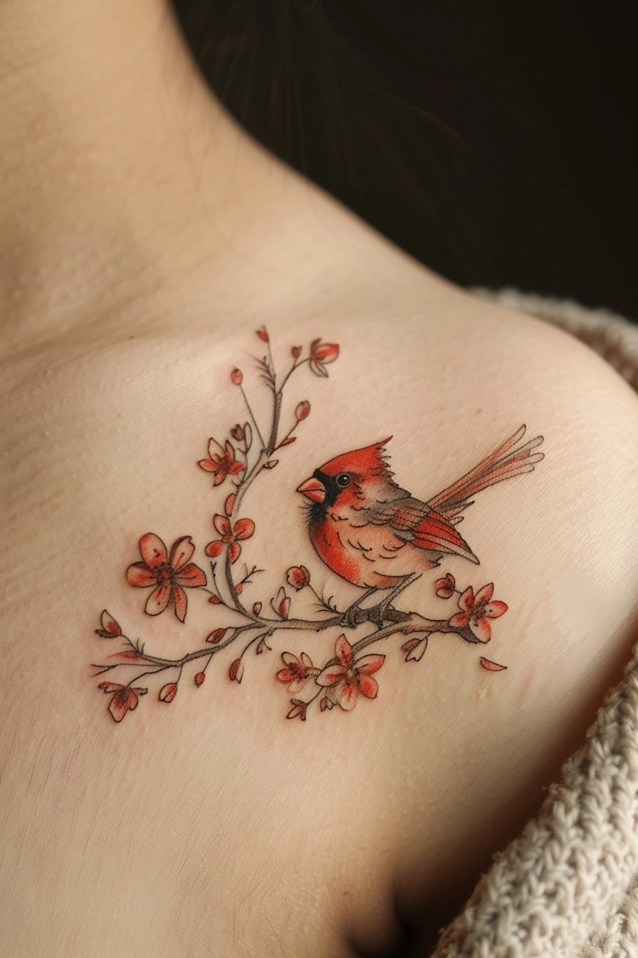 Cardinal Tattoo Ghxoler