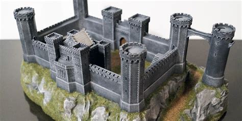 Castle 3D Printed Model Stl 3D Printing Models Prints Castle Stl