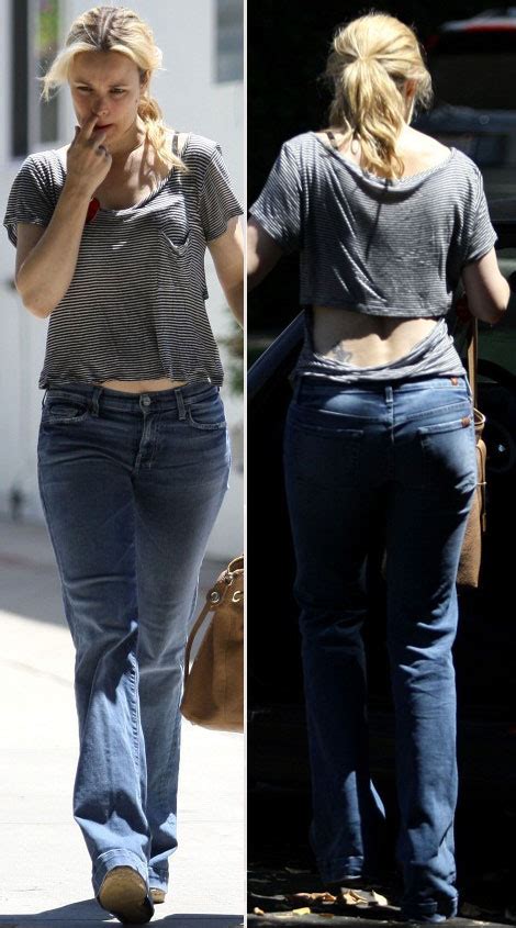 Casual Rachel Mcadams Wearing Revealing Top Stylefrizz