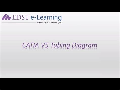 Catia V5 Tubing Diagram Course Overview Video Edst E Learning Catia V5 Tubing Diagram Course Overview Video Edst E Learning