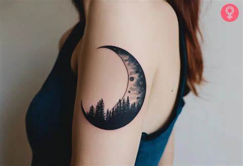 Celestial Moon Tattoo