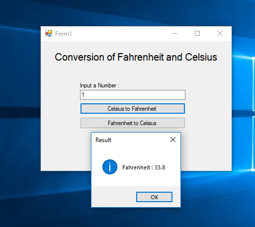 Celsius To Fahrenheit Table Visual Basic Cabinets Matttroy