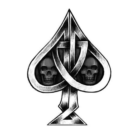 Celtic Knot Black Spade With Black Skulls Inside Tattoos Faciles Ace Celtic Knot Black Spade With Black Skulls Inside Tattoos Faciles Ace