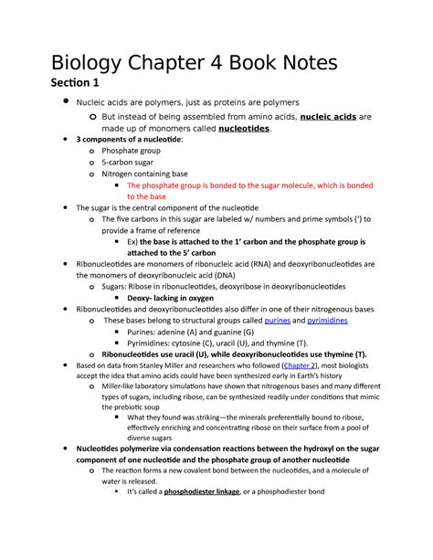 Chapter 4 Biology Land