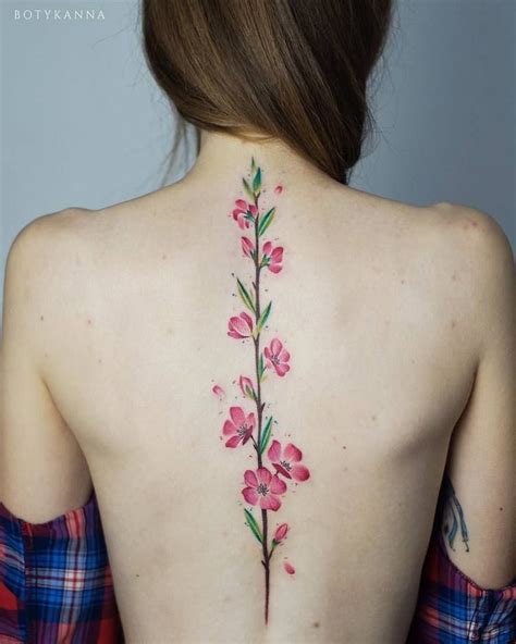 Cherry Blossom Spine Tattoo: Elegant Design Ideas & Inspiration