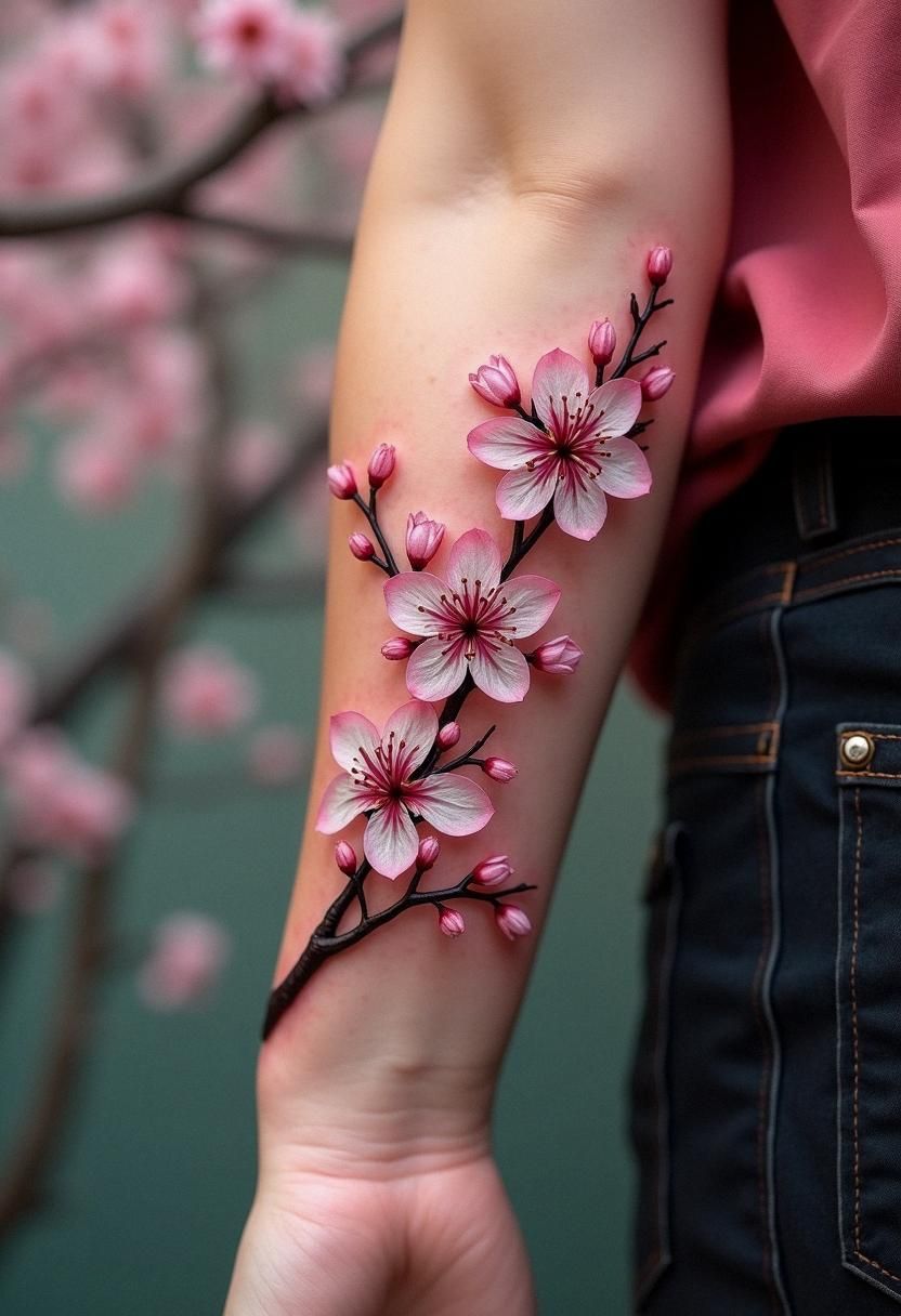 Cherry Blossom Tattoos Stunning Ink Ideas Tattoos For Women Flowers