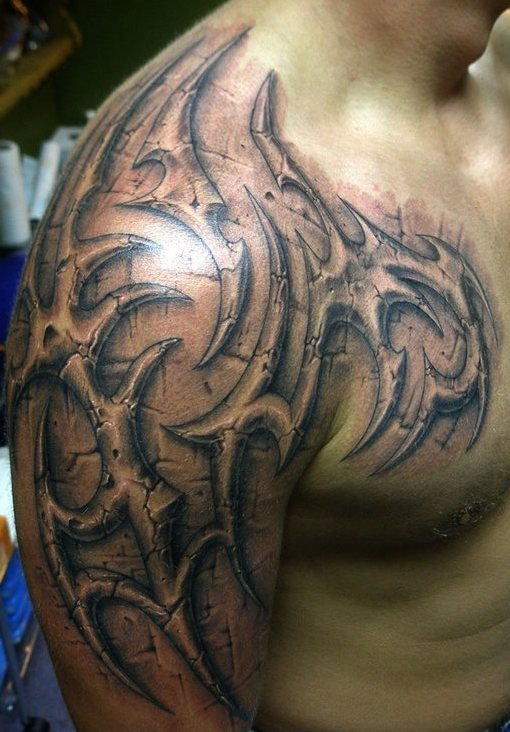 Chest Shoulder Tattoo Designs Ideas And Meaning Tattoos For You