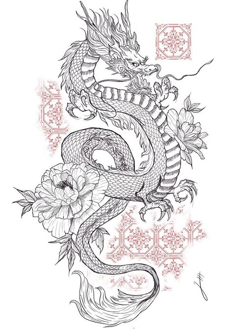 Chinese Dragon Tattoo Stencil Ideas & Tips