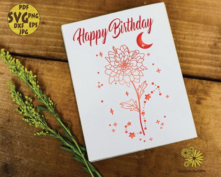 Chrysanthemum Birth Flower Svg File November Birth Flower Svg Scorpio