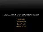 Civilizations Of Southeast Asia Ppt Download
