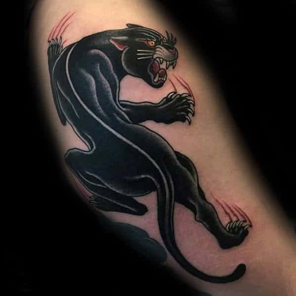 Classic Panther Tattoos Traditional Panther Tattoo Black Panther