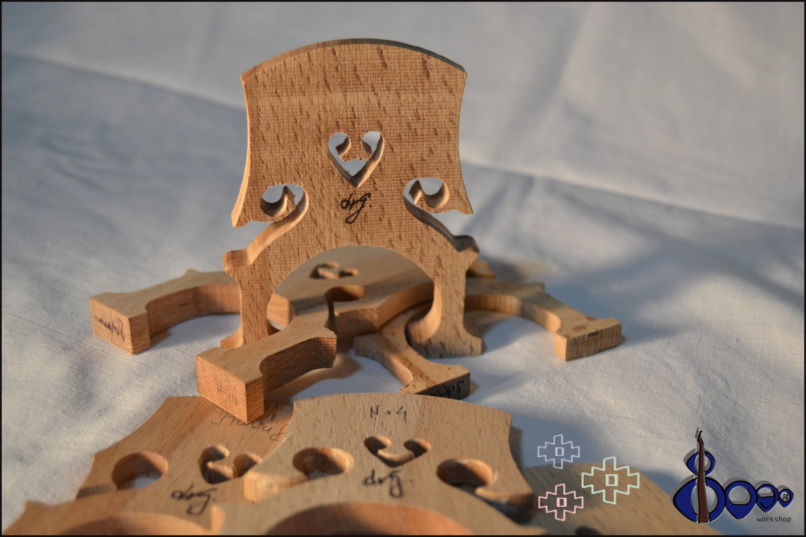 Classical Instruments Cello Bridges Size 1 2 Bogo Workshop