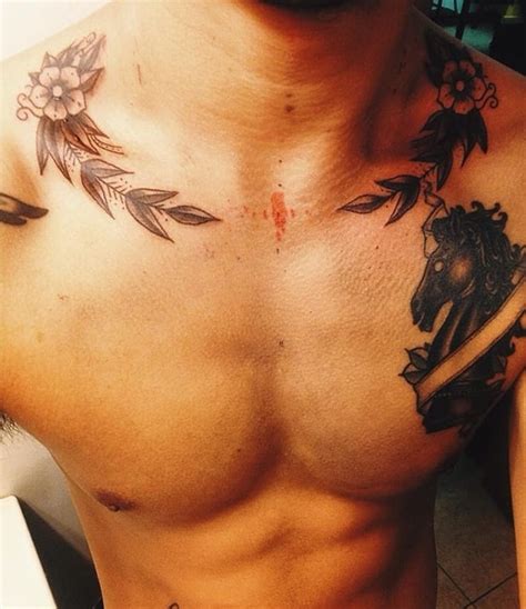 Collar Bone Tattoos For Men Ideas And Inspiration For Guys