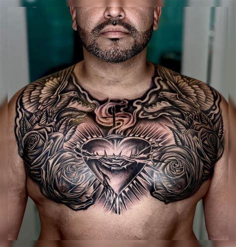 Collection Of Best Chest Tattoo For Men Chest Tattoo Ideas Men