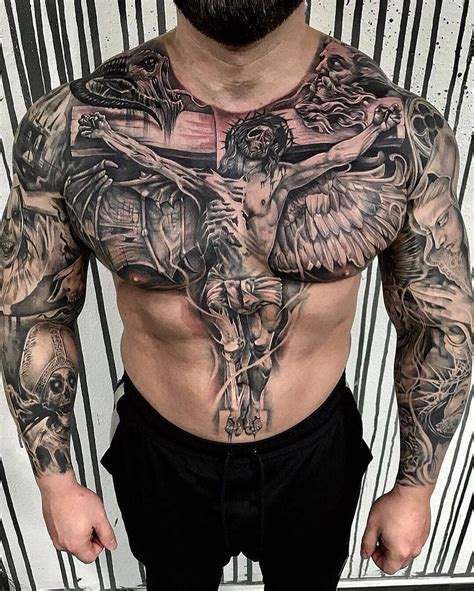 Cool Chest Piece By Christian Berndt Tattoo Cool Chest Tattoos Cool Chest Piece By Christian Berndt Tattoo Cool Chest Tattoos