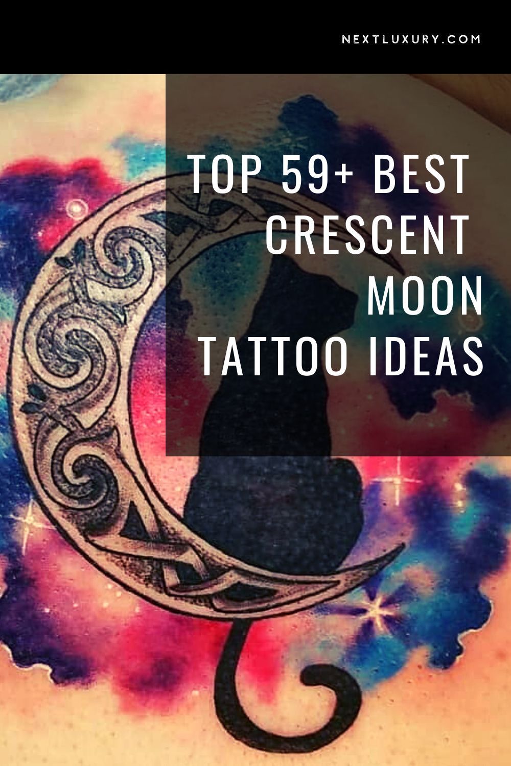 Cool Crescent Moon Tattoo Ideas And Their Meaning Cool Crescent Moon Tattoo Ideas And Their Meaning