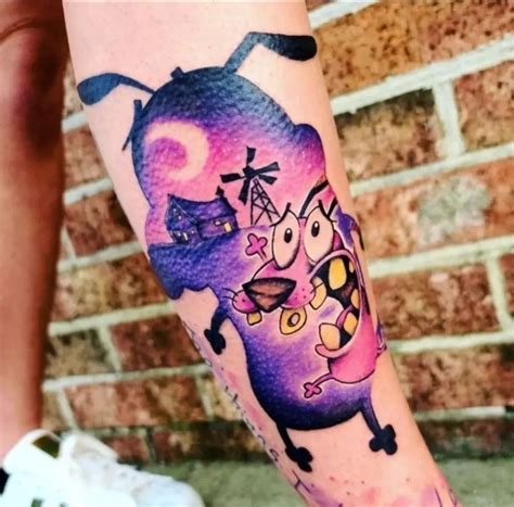 Courage The Cowardly Dog Tattoo Ideas & Inspiration