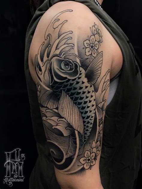 Coy Fish Half Sleeve Tattoos: Stunning Designs & Ideas