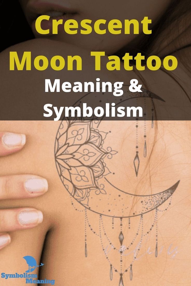 Crescent Moon Tattoo Meaning Symbolism Motherhood Meaning Symbolism