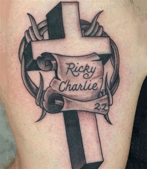 Cross and Name Tattoos: Meaningful Ink Ideas