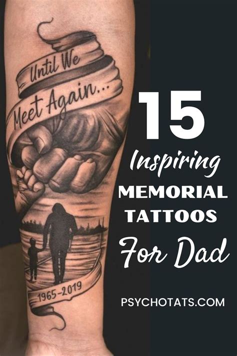 Dad Memorial Tattoos For Mencareer Detail Father